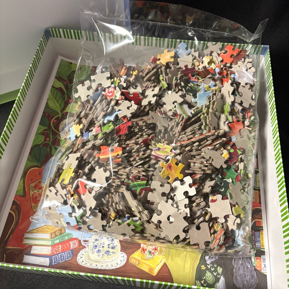 Jane Austen's Book Club 1000 Piece Puzzle NWT - Picture 3 of 6